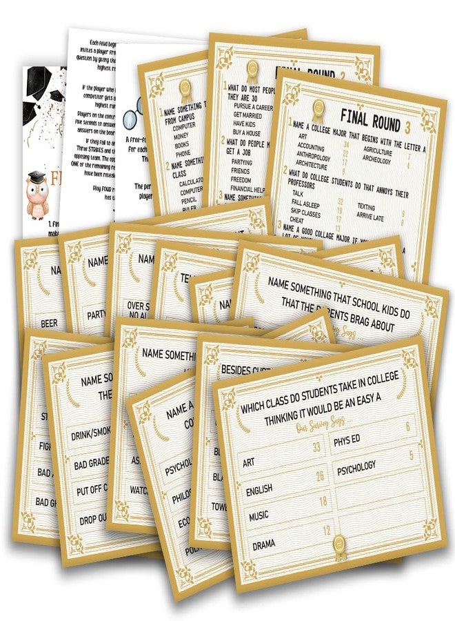 Pazag Graduation Friendly Feud Quiz, Graduation Feud Quiz, Graduation Decorations, Graduation Party Game, Graduation Activity, Grad Party Idea, Class Game, Feud Trivia Quiz (G02) - Image 1